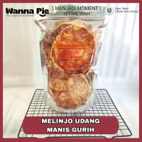 Emping Melinjo Udang Manis Gurih Renyah Besar Siap Saji 90 gr Oleh-oleh Khas Camilan Laut Madura - W