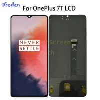 AMOELD For OnePlus 7T LCD Display Touch Screen Digitizer Panel Glass Replacement Assembly For oneplus 7t LCD HD1901