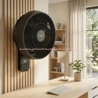 Kris 14inchi Wall Fan Black Kipas Angin Dinding Gantung Warna Hitam Minimalis Krisbow Dengan Remote 