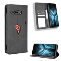 For Asus ROG Phone 3 Strix ZS661KS Luxury PU Leather Wallet Magnetic Adsorption Case For Asus ZS661KS ROG3 Asus I003DD Phone Bag