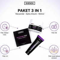 Shenox Skincare Flek Hitam Paket 3 in 1 Skincare Penghilang Flek Hitam Membandel Bekas Jerawat Melas