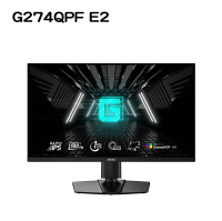 【享最高折300】MSI 微星 G274QPF E2 27吋平面電競螢幕/Rapid IPS/2K/180Hz/1ms