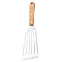 1pc Cooking Turner Stainless Steel Slotted Cooking Utensil Cooking Spatula Kitchen Supplies Cooking Tools Accessories