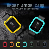 SIKAI For Amazfit Bip Smart Watch Accessories Colorful PC Sport Case For Xiaomi Huami Youth Watch Cover Protect Shell