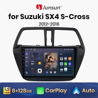 Junsun V1 AI Voice Wireless CarPlay Android Auto Radio for Suzuki SX4 2 S-Cross 2012 - 2016 4G Car Multimedia GPS 2din autoradio