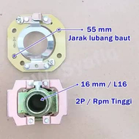 platina dinamo penggerak 1 phase taiwan tipe platina luar sepasang 16mm 2P