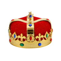 King's Royal Red Crown Party Dress Up Accessory