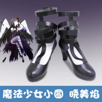 Anime Puella Magi Madoka Magica Akemi Homura Cosplay Boots Puella Magi Madoka Magica Akemi Homura Cosplay High Heels Shoes Boots
