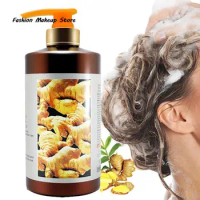 Ginger Anti Hair Loss Shampoo Treatment Promotes Hair Growth Strong Roots Nourishing Scalp Repair Frizz And Regrowth Shampoo