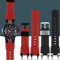 Fashion Durable Rubber WatchBands For CASIO G-SHOCK MTG-B1000/D/BD MTG-G1000 Sports Strap Silicone Men Black Red Modified Band