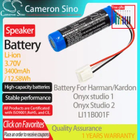 CameronSino Battery for Harman/Kardon Onyx studio 1 Onyx Studio 2 fits Harman/Kardon LI11B001F Speaker Battery 2600mAh 3.70V