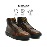 Arox Ziper Brown Brushoff Boot 41