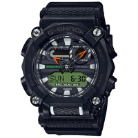 【CASIO 卡西歐】G-SHOCK 時尚工業風雙顯手錶 畢業 禮物(GA-900E-1A3)