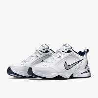 【NIKE 耐吉】休閒鞋 男女鞋 運動鞋 老爹鞋 厚底 AIR MONARCH IV 白銀 415445-102
