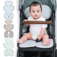 【GIO Pillow】超透氣涼爽座墊 花色款(推車涼墊 汽座涼墊 嬰兒推車坐墊 嬰兒涼墊 韓國 涼蓆 可水洗)