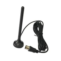 DVB-T TV Antenna FM Radio Aerial 3dbi Magnetic Base With 3Meters Cable IEC Connector