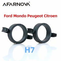 2PCS H7 headlight LED adapter base clip for Ford Mondo Peugeot Citroen H7 LED bulb holders adaptors bulb socket