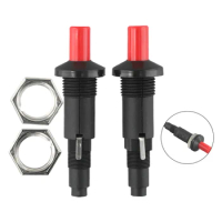 Outdoor Gas Heater Outlet Piezo Plug Button Ceramic Pack of 2 9cm Length 2 6cm Diameter Designed for LPG NG Gas