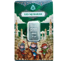 perak murni silverium 5gr eid Mubarak battle of badr edisi terbatas minigold