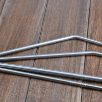 2000pcs/lot Metal Drinking Straw Stainless Steel Straw Food Grade 215mm Factory Wholesale