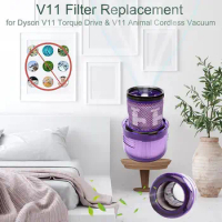 3 Pack Filters Replacement for Dyson V11 Vacuum Cleaner V11 Torque Drive V11 Animal Cordless Vacuum Hepa Filter