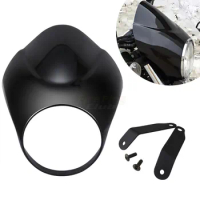 Motorcycle Front Cowl Dirt Bike Black Headlight Fairing Windscreen Cover Mount For Yamaha XVS 950 SPEC BOLT Bolt 950 2014-2019