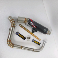 Knalpot Racing Samlong Original VIN PROJECT inlet 38 saringan full dan bor boran fullsistem  motor b