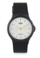 CASIO Casio Jam Tangan - Black White - Silicon - MQ-24-7E2LDF