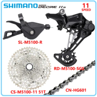 SHIMANO DEORE M5100 Groupset 11V Derailleurs Suit SL-M5100 RD-M5100 CS-M5100 CN-HG601 Chain MTB Bike Transmission Kit Original