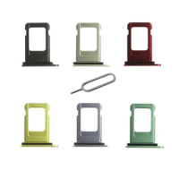 For Apple iphone 11 Single SIM Card Tray Sim Card Holder With Free Eject Pin Silver Grey Red Yellow Green Purple Color