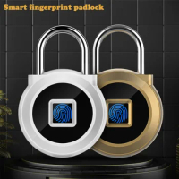 Fingerprint Padlock Smart Lock Travel Waterproof Backpack Door Locker Drawer Anti-theft Fingerprint Lock