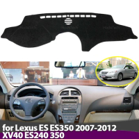 For Lexus ES ES350 2007-2012 XV40 ES240 350 Anti-Slip Dashboard Cover Protective Pad Car Accessories