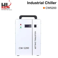 Industrial Water chiller CW 5200 Chiller CW-5200 8L Capacity Industrial Water Chiller CW-5200 For 130W/150W Laser Machine