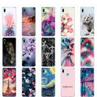 Case for Huawei y7 Prime 2019 case cover Silicon TPU Soft Phone coque For Huawei Y7 2019 Y 7 Y7Prime Y7 Prime 2019 bumper cute