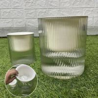 【育材】晶白水耕花盆小/五入組合(質感花器、室內植物、水耕杯)