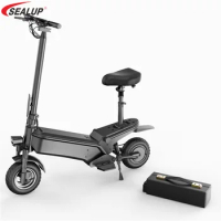 Sealup Electric Scooter Adult Two-Wheeled Scooter Folding Electric Car Small Battery Car With Removable Battery