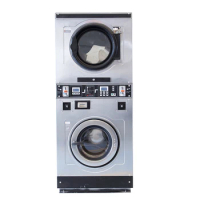 Commercial Automatic Coin Operated Washing Machine 12kg to 20 kg Washing Capacity Laundry Washing Dry Machine