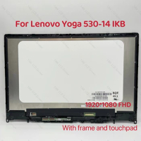 Yoga530-14 Full New Original For Lenovo Yoga 530-14IKB 81EK FHD/HD 14.0'' LED Touch Screen Digitizer Frame Assembly