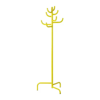 BONDSKÄRET 衣帽架, 黃色, 60x60x175 公分