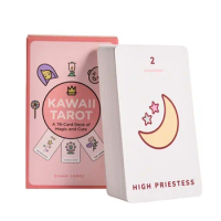 NEW Kawaii Tarot Cards Cute Tarot Deck Board Game Cards PDF Guidebook Family Party Table Card Games Children