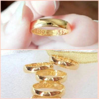 แหวนมงคลสั่งทำพิเศษ4289อินฟีนีตี้6395ชุบทองคำ18kแท้ๆ