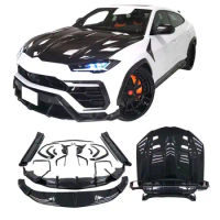 Dry Carbon Fiber Front Lip Engine Cover Hood Rear Bumper Diffuser Side Skirts Car Body Kits For Lamborghini Uru,100% TESTED WELL