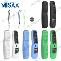 1PCS Colorful Silicone Case For LG AN-MR21GC MR21N/21GA Remote Control Protective Cover For LG OLED TV Magic Remote AN MR21GA