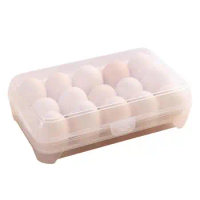 Egg Holder Storage Egg Storage Tray With 15 Grids Egg Tray Carriage Dispenser Egg Storage Container Tray For Picnic Travel