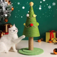 Cat Scratching Post for Christmas Christmas Tree Cat Scratching Post Christmas Tree Design Cat Scratcher Durable Plush for Cats