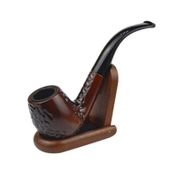 Hot Classic Carve Resin Pipes Chimney Filter Smoking Pipe Tobacco Pipe Cigar Narguile Grinder Smoke Mouthpiece