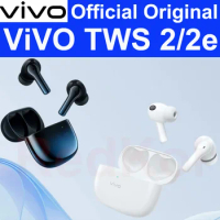Original VIVO TWS 2 2e Earphone Earbuds Wireless BT5.2 14.2mm AptX AAC SBC IP54 For VIVO X80 PRO PLUS X60 X50 Pro iqoo Nex3 U3