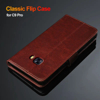 เคสโทรศัพท์หนังแบบพับได้, สำหรับ Samsung Galaxy C9 Pro, กระเป๋าสตางค์และที่ใส่การ์ด, เคส, เคสกันกระแ