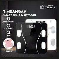 Timbangan Badan Digital Bluetooth Tempered Glass Smart Body Fat Scale