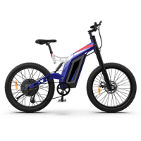 FUJIANG S17 48V Lithium Battery Electric Bike 26 Inch Fat Tire Mountain Electric Bicycle